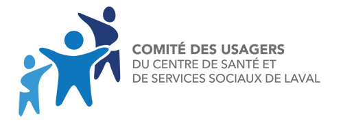 Logo du Comité des usagers du Centre de Santé et de Services Sociaux de laval